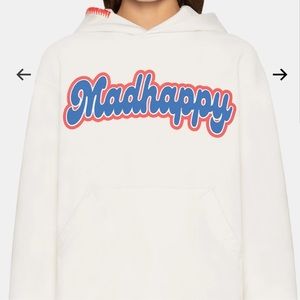Madhappy Universal Varsity Hoodie in Marshmallow